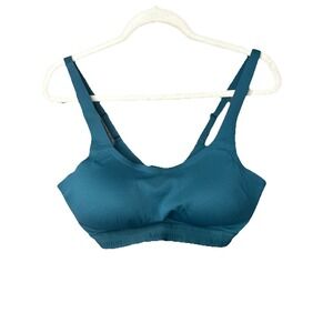 Lululemon Bra Womens 36 D turquoise Sports Bras Support Running Sport Aqua Blue